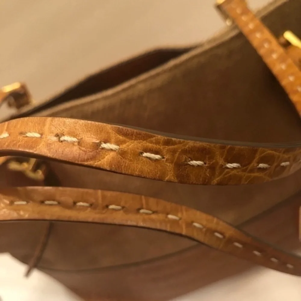 Michael kors collection embossed leather tote bag